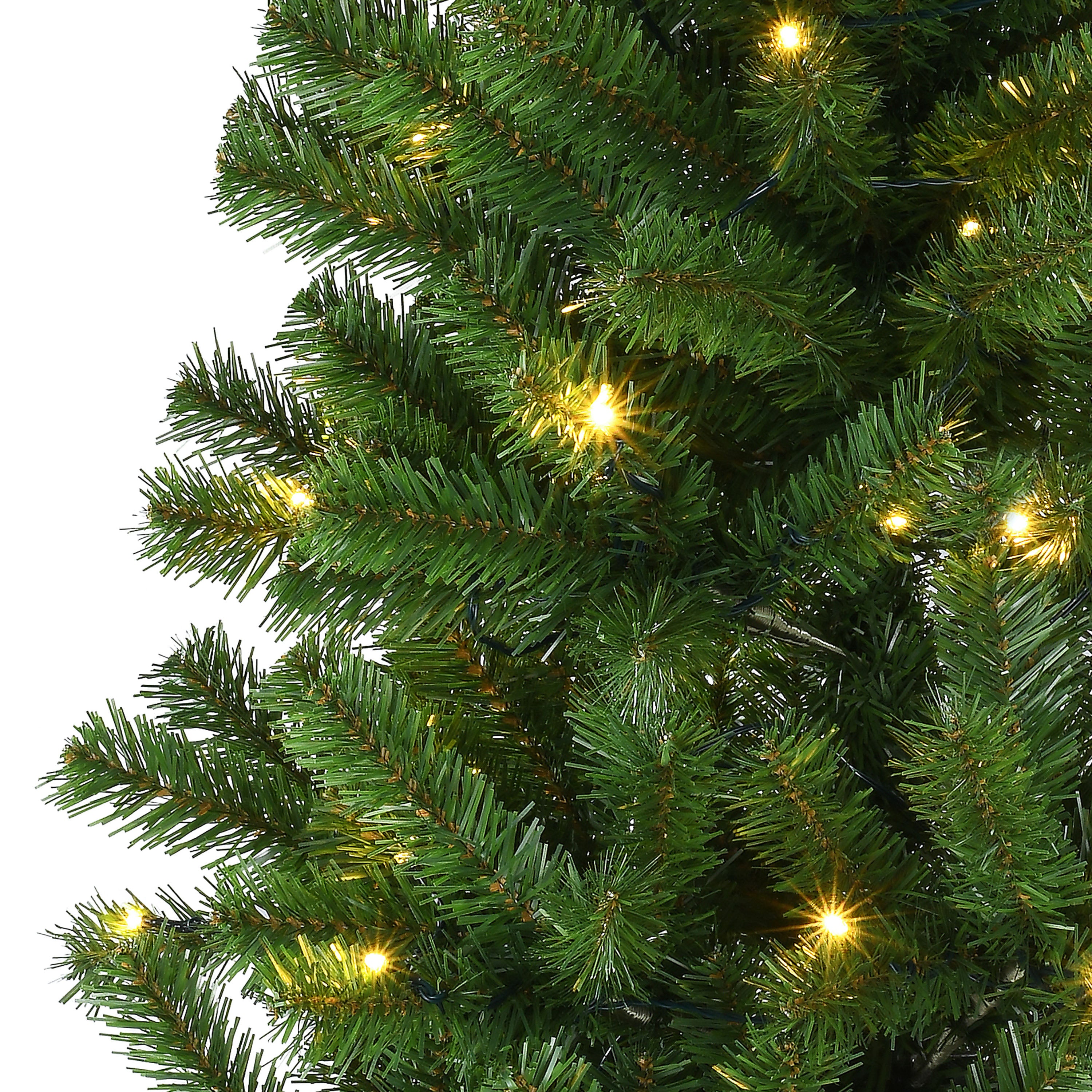 6' Pre-Lit Canadian Spruce Christmas Tree